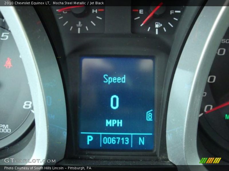 Mocha Steel Metallic / Jet Black 2010 Chevrolet Equinox LT