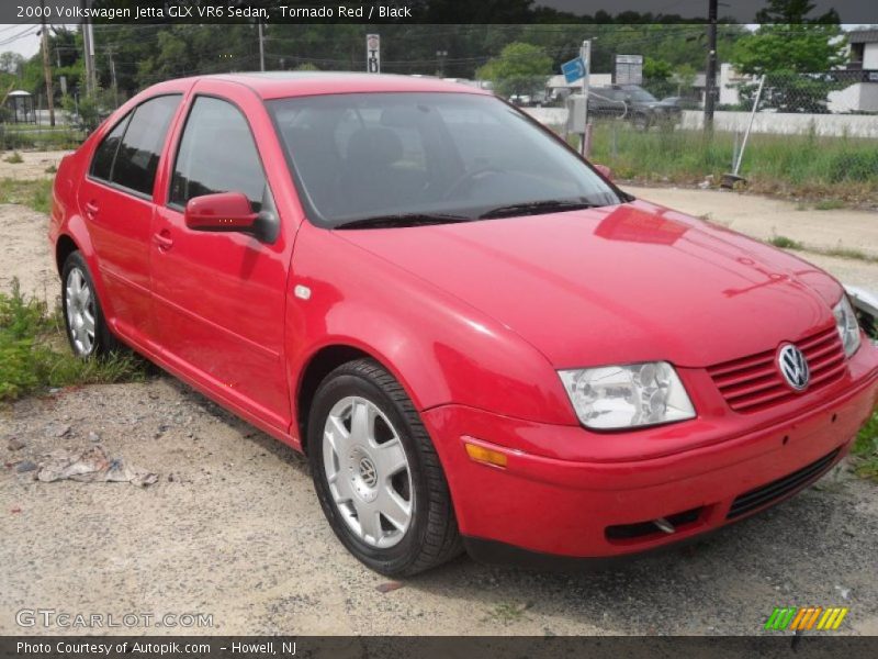 Tornado Red / Black 2000 Volkswagen Jetta GLX VR6 Sedan