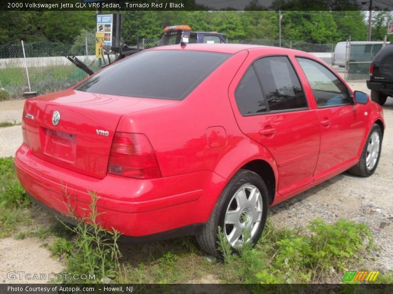 Tornado Red / Black 2000 Volkswagen Jetta GLX VR6 Sedan