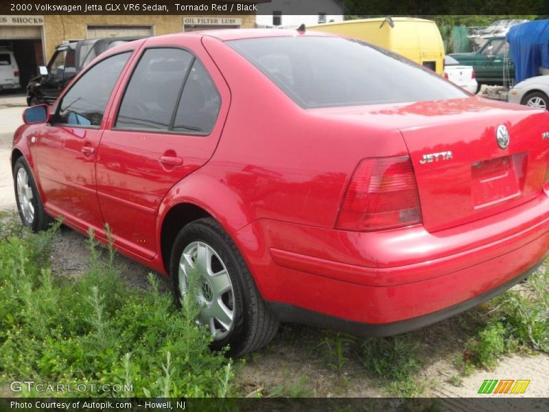Tornado Red / Black 2000 Volkswagen Jetta GLX VR6 Sedan