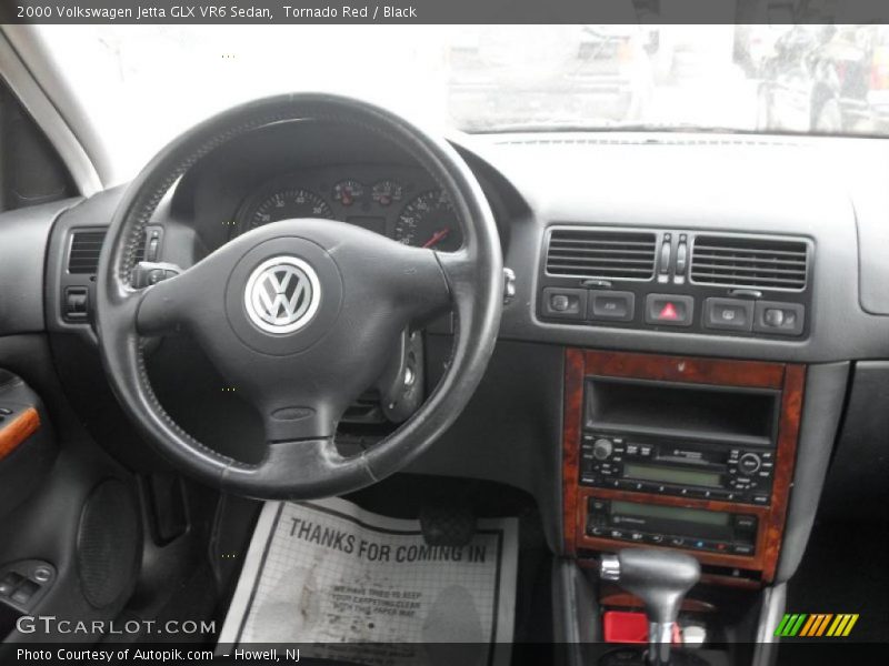 Tornado Red / Black 2000 Volkswagen Jetta GLX VR6 Sedan