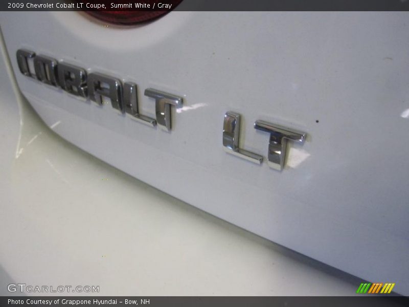 Summit White / Gray 2009 Chevrolet Cobalt LT Coupe