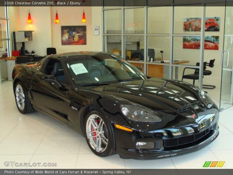 Black / Ebony 2008 Chevrolet Corvette Z06