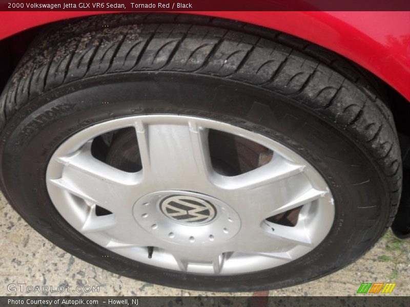 Tornado Red / Black 2000 Volkswagen Jetta GLX VR6 Sedan