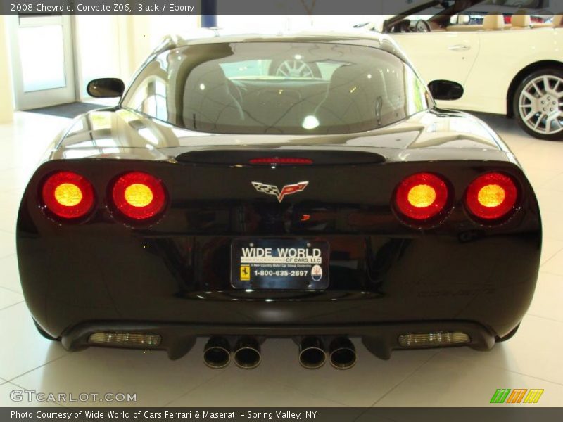 Black / Ebony 2008 Chevrolet Corvette Z06