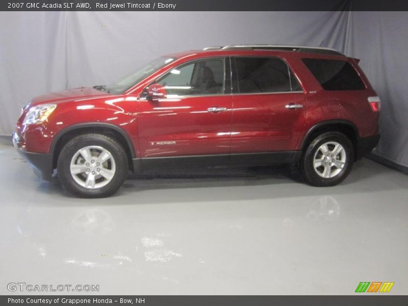 Red Jewel Tintcoat / Ebony 2007 GMC Acadia SLT AWD