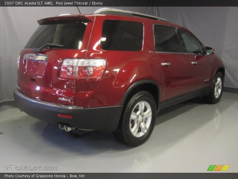 Red Jewel Tintcoat / Ebony 2007 GMC Acadia SLT AWD