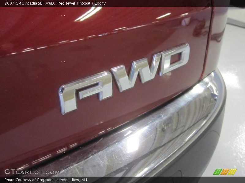 Red Jewel Tintcoat / Ebony 2007 GMC Acadia SLT AWD