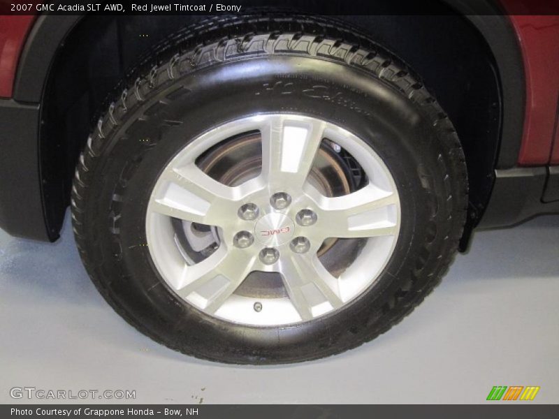 Red Jewel Tintcoat / Ebony 2007 GMC Acadia SLT AWD