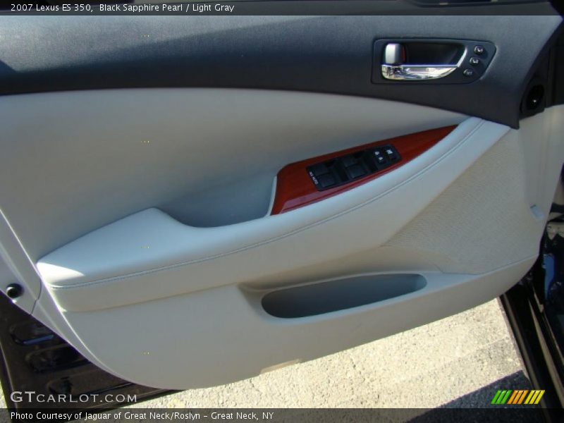 Black Sapphire Pearl / Light Gray 2007 Lexus ES 350