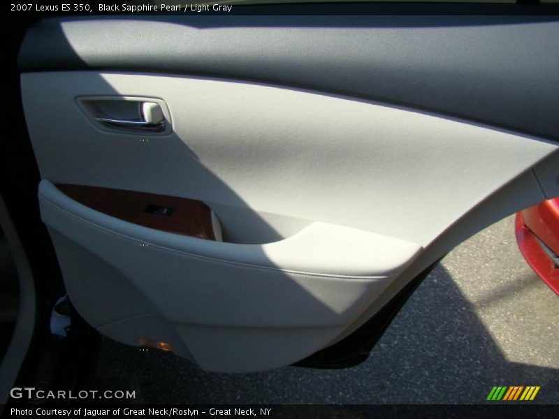 Black Sapphire Pearl / Light Gray 2007 Lexus ES 350