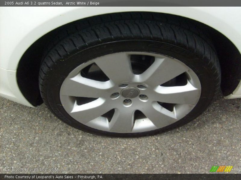 Arctic White / Beige 2005 Audi A6 3.2 quattro Sedan