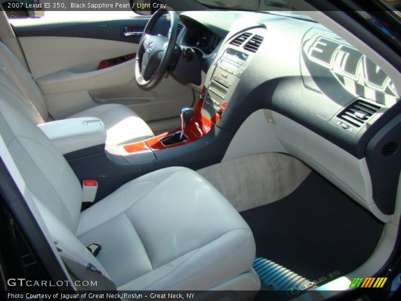 Black Sapphire Pearl / Light Gray 2007 Lexus ES 350