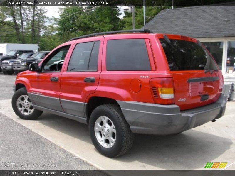 Flame Red / Agate 1999 Jeep Grand Cherokee Laredo 4x4