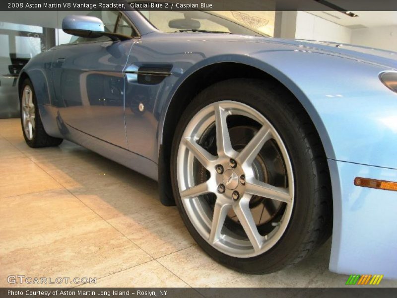 Glacial Blue 2 / Caspian Blue 2008 Aston Martin V8 Vantage Roadster