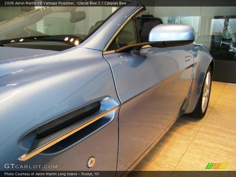 Glacial Blue 2 / Caspian Blue 2008 Aston Martin V8 Vantage Roadster