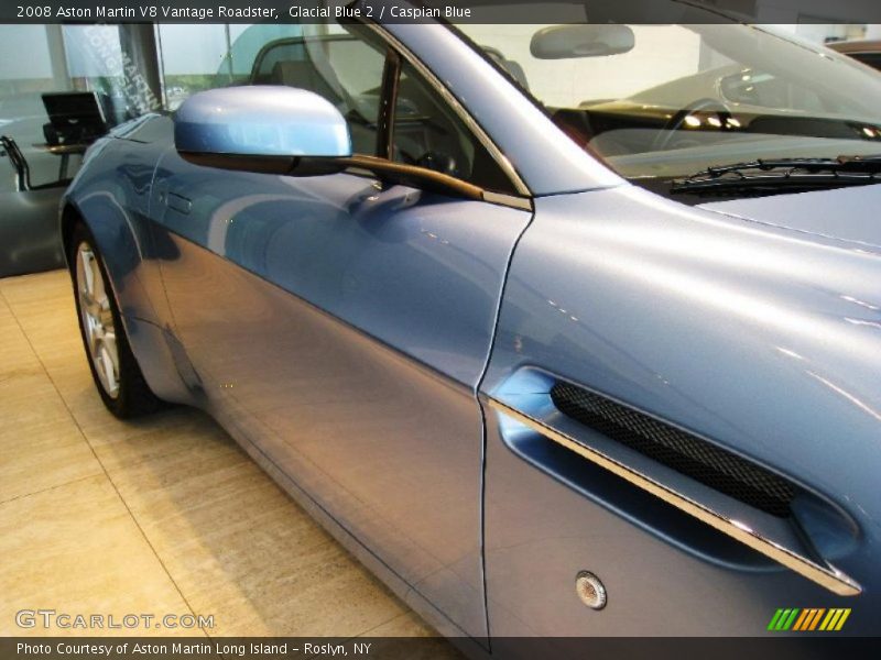 Glacial Blue 2 / Caspian Blue 2008 Aston Martin V8 Vantage Roadster