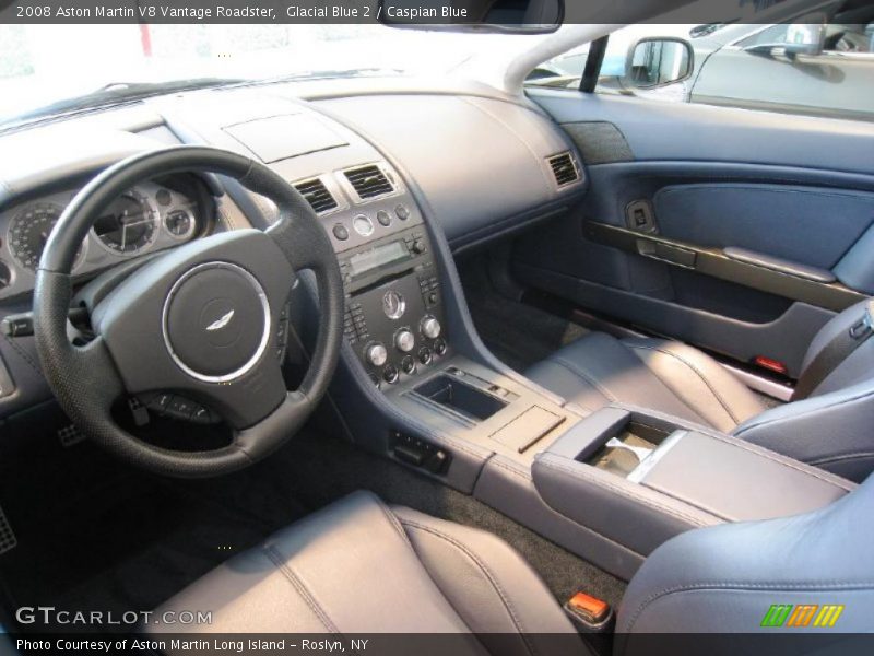 Glacial Blue 2 / Caspian Blue 2008 Aston Martin V8 Vantage Roadster