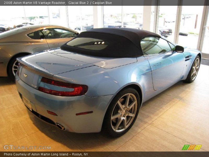 Glacial Blue 2 / Caspian Blue 2008 Aston Martin V8 Vantage Roadster