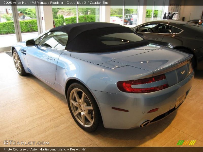 Glacial Blue 2 / Caspian Blue 2008 Aston Martin V8 Vantage Roadster