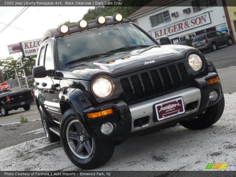 Black Clearcoat / Dark Slate Gray 2003 Jeep Liberty Renegade 4x4