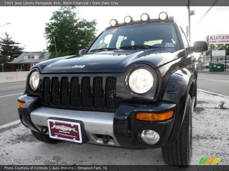 Black Clearcoat / Dark Slate Gray 2003 Jeep Liberty Renegade 4x4