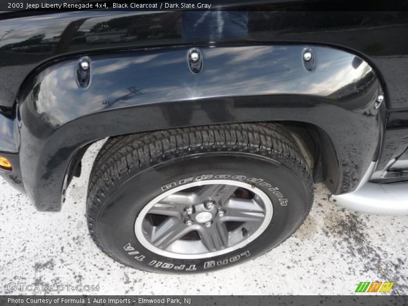 Black Clearcoat / Dark Slate Gray 2003 Jeep Liberty Renegade 4x4