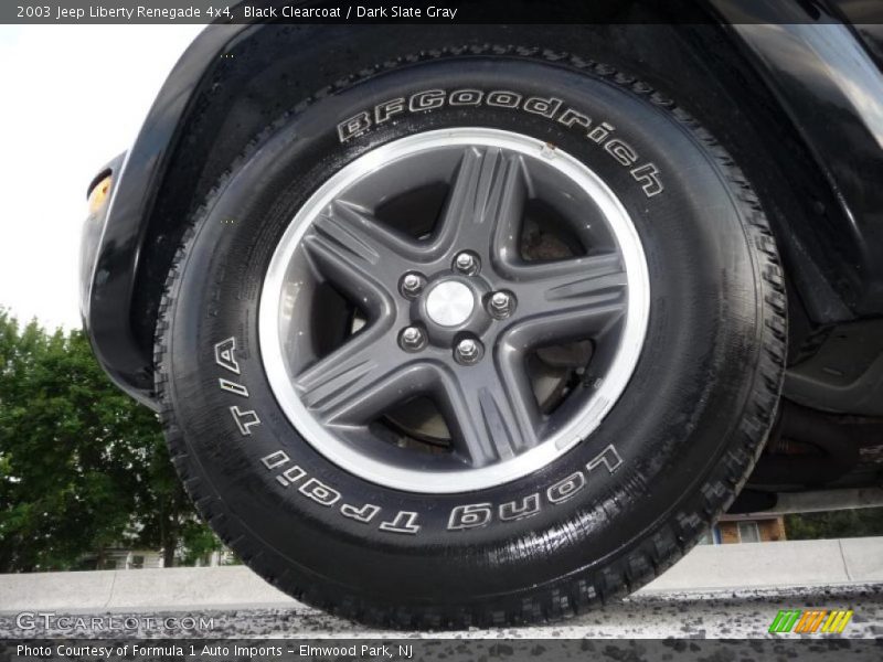 Black Clearcoat / Dark Slate Gray 2003 Jeep Liberty Renegade 4x4