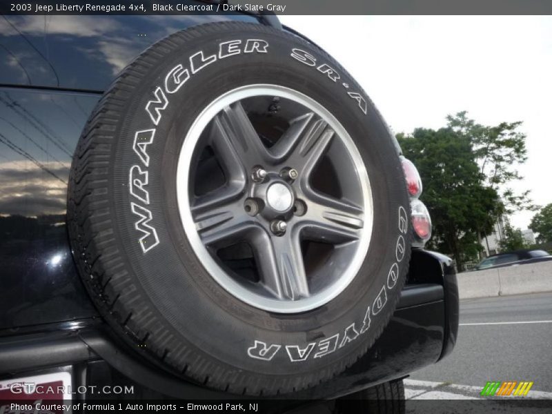 Black Clearcoat / Dark Slate Gray 2003 Jeep Liberty Renegade 4x4