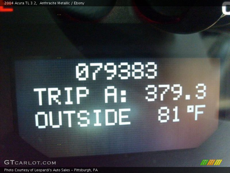Anthracite Metallic / Ebony 2004 Acura TL 3.2