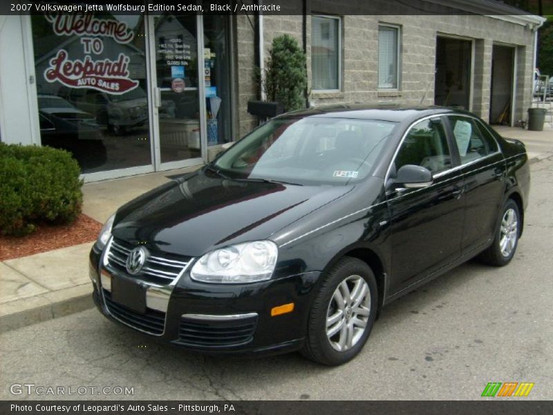 Black / Anthracite 2007 Volkswagen Jetta Wolfsburg Edition Sedan