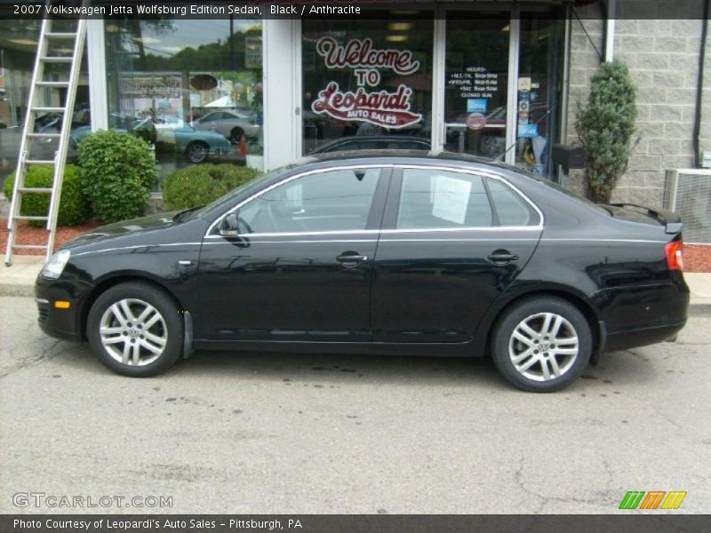 Black / Anthracite 2007 Volkswagen Jetta Wolfsburg Edition Sedan