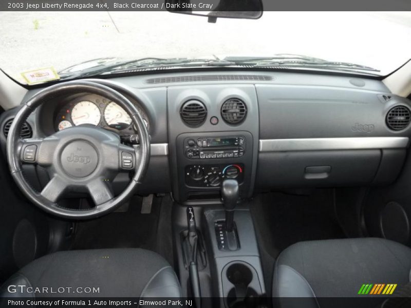 Black Clearcoat / Dark Slate Gray 2003 Jeep Liberty Renegade 4x4