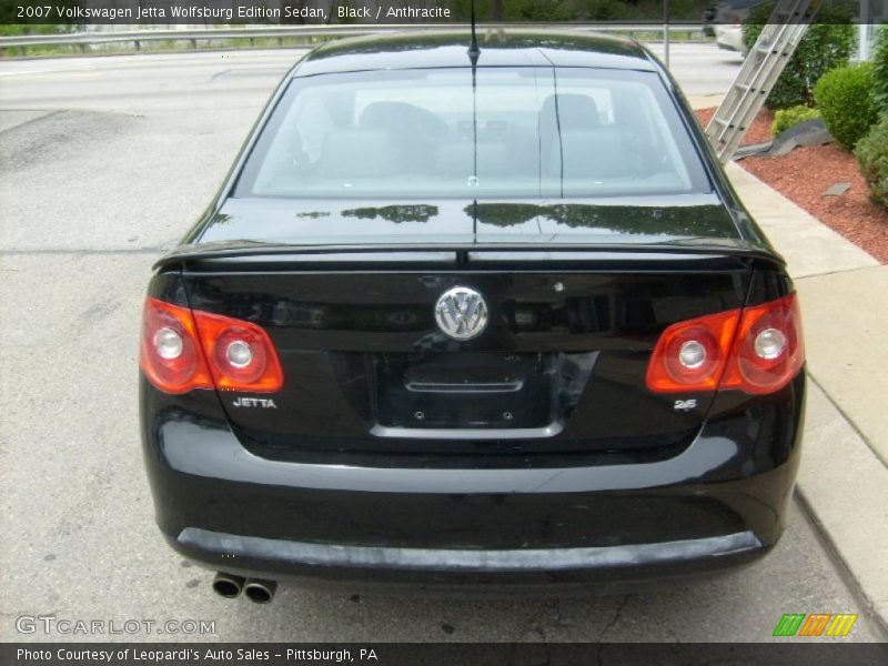 Black / Anthracite 2007 Volkswagen Jetta Wolfsburg Edition Sedan