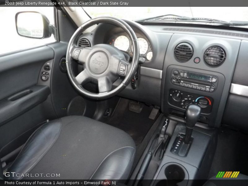 Black Clearcoat / Dark Slate Gray 2003 Jeep Liberty Renegade 4x4