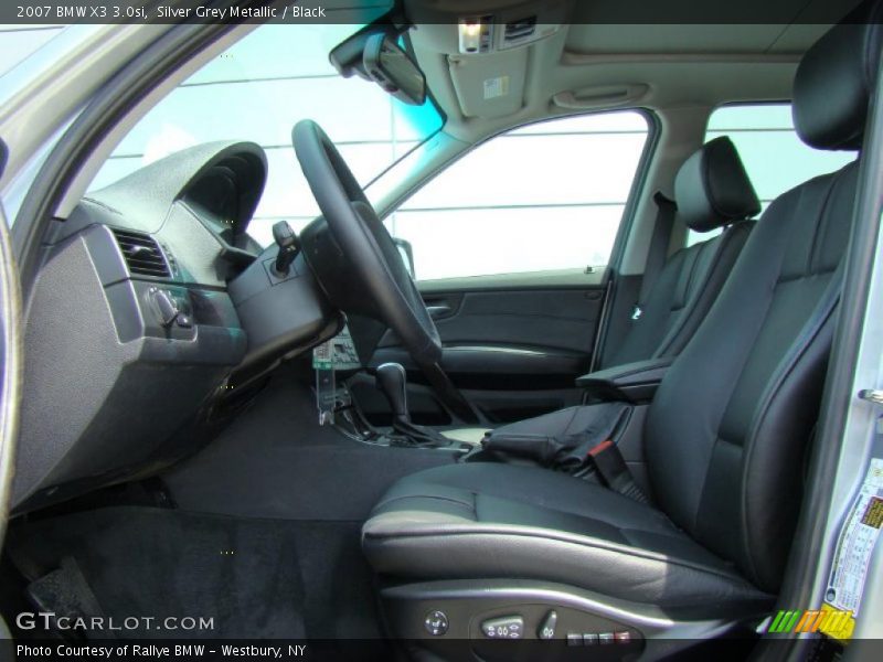 Silver Grey Metallic / Black 2007 BMW X3 3.0si