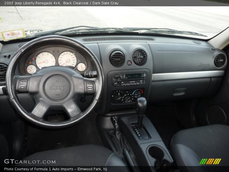Black Clearcoat / Dark Slate Gray 2003 Jeep Liberty Renegade 4x4
