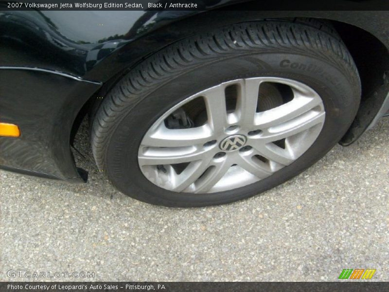 Black / Anthracite 2007 Volkswagen Jetta Wolfsburg Edition Sedan