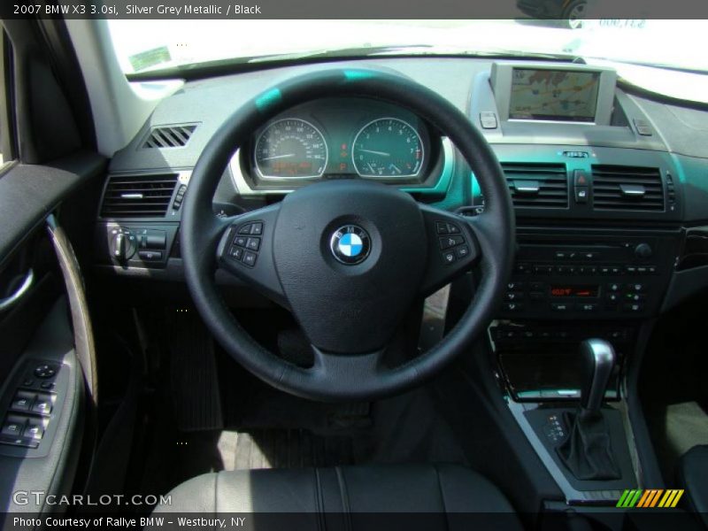 Silver Grey Metallic / Black 2007 BMW X3 3.0si