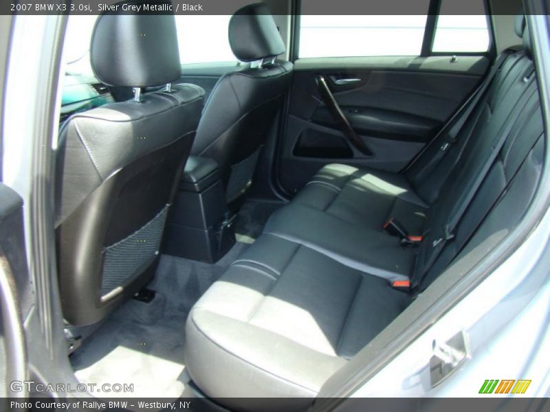 Silver Grey Metallic / Black 2007 BMW X3 3.0si