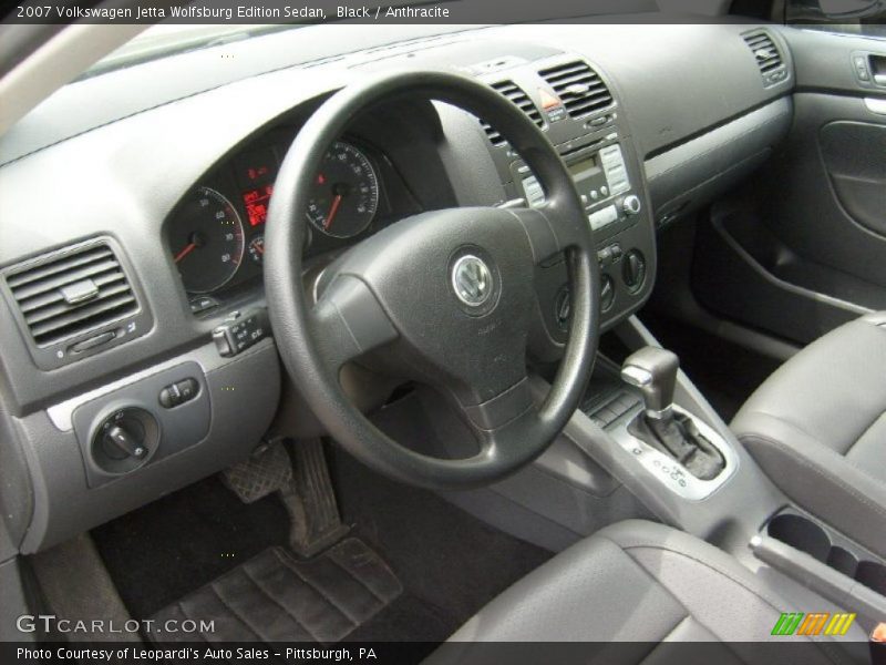 Black / Anthracite 2007 Volkswagen Jetta Wolfsburg Edition Sedan