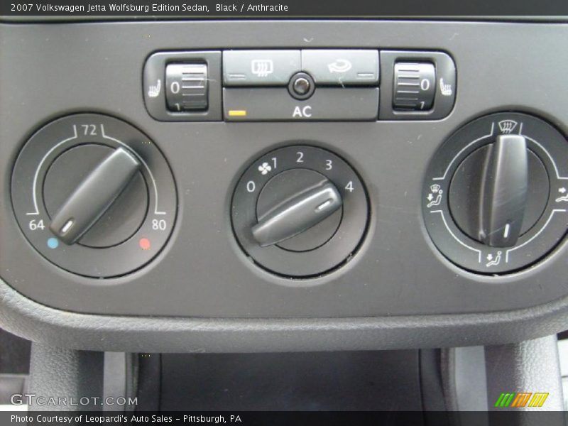 Black / Anthracite 2007 Volkswagen Jetta Wolfsburg Edition Sedan