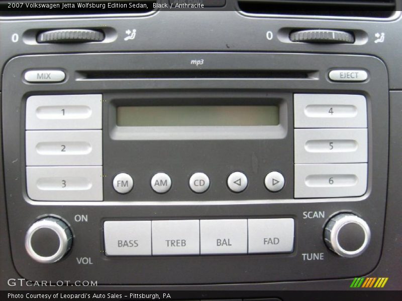 Black / Anthracite 2007 Volkswagen Jetta Wolfsburg Edition Sedan