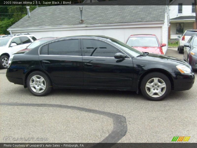 Super Black / Blond 2003 Nissan Altima 2.5 S