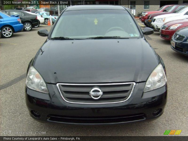 Super Black / Blond 2003 Nissan Altima 2.5 S