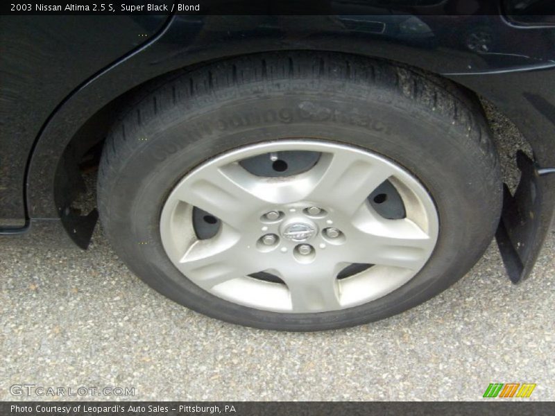 Super Black / Blond 2003 Nissan Altima 2.5 S