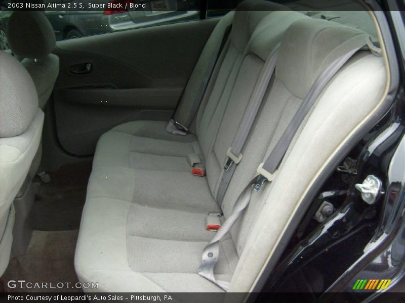 Super Black / Blond 2003 Nissan Altima 2.5 S