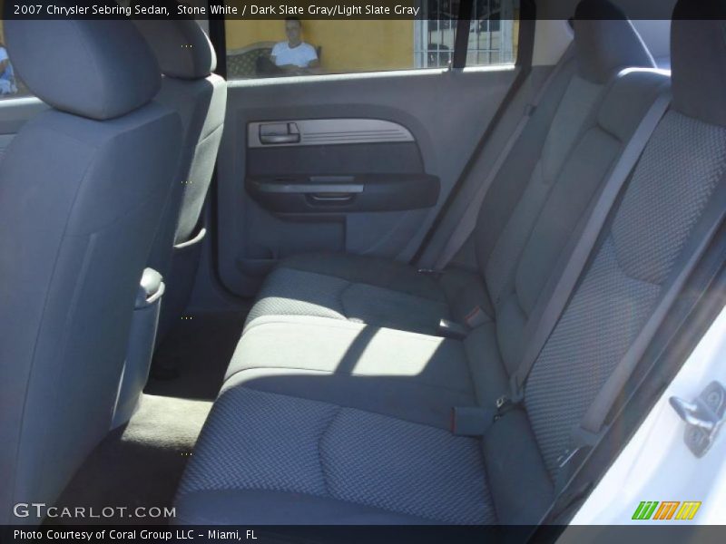 Stone White / Dark Slate Gray/Light Slate Gray 2007 Chrysler Sebring Sedan
