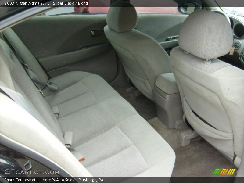 Super Black / Blond 2003 Nissan Altima 2.5 S