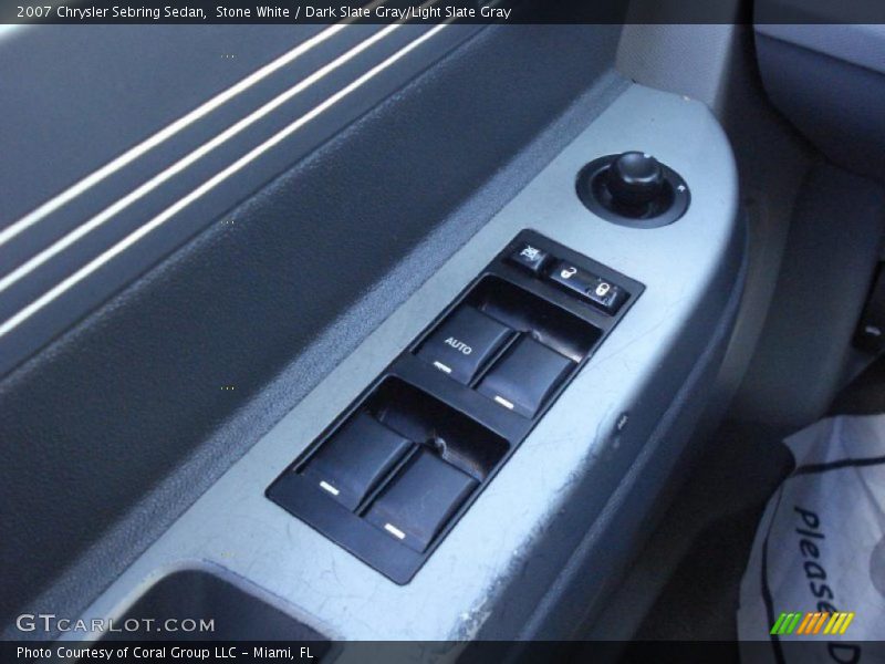 Stone White / Dark Slate Gray/Light Slate Gray 2007 Chrysler Sebring Sedan